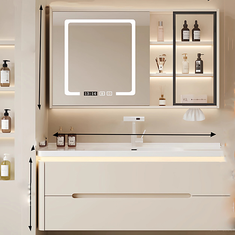 Lemari Kamar Mandi Modern Warn - Home Bathroom Partition Wall ulasan dan harga
