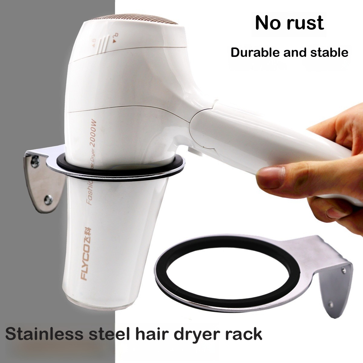 Rak Tempat Pengering Rambut Te - Home One Bathroom Accessories ulasan dan harga