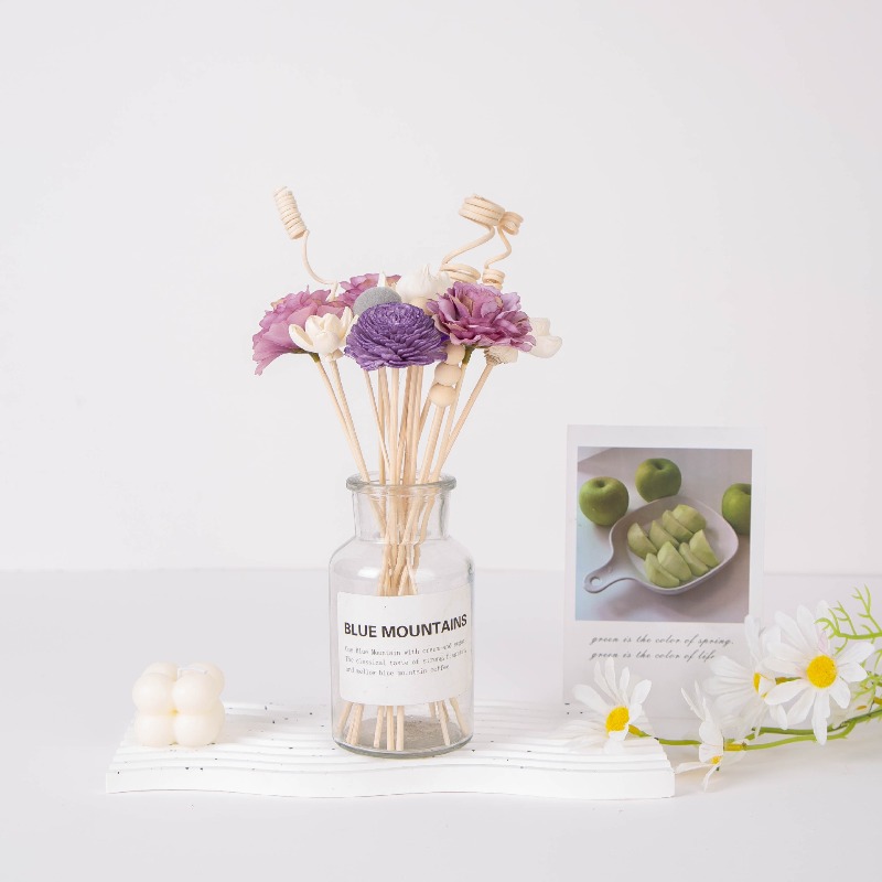 Set Tongkat Rotan dan Bunga So - Home One Bathroom Accessories ulasan dan harga
